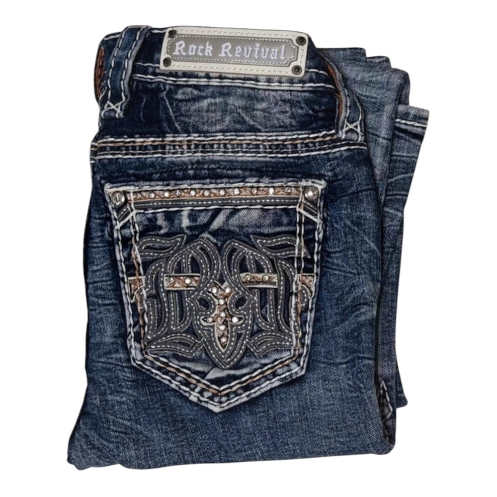 Rock Revival Jeans Size 25/32 Bootcut Worn Once